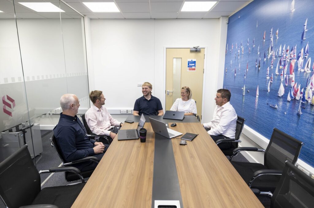The BAS team in a project briefing